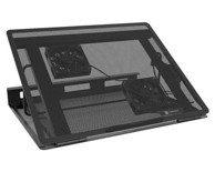 NATEC Rashladni stalak za prijenosno računalo TERN 2 PLUS, 17.3", crna
